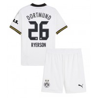 Borussia Dortmund Julian Ryerson #26 3rd trikot Kinder 2024-25 Kurzarm (+ Kurze Hosen)